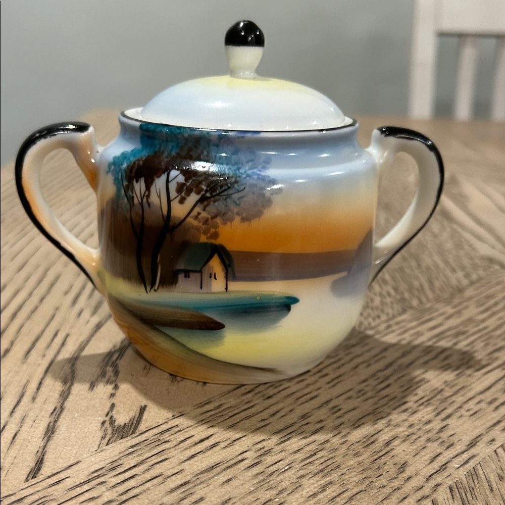 Vintage Noritake Morimura sugar bowl